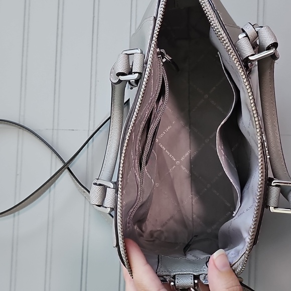 Michael Kors Gray Ciara Purse - Picture 15 of 17